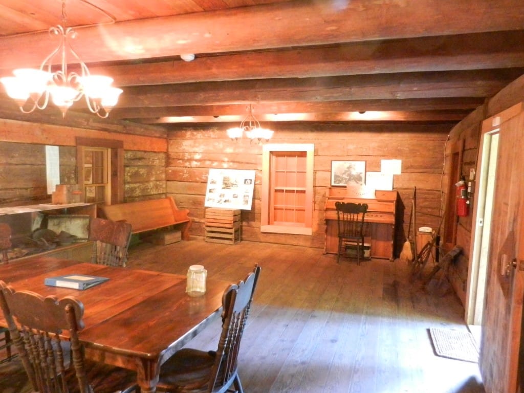 Interior of the Baker Cabin