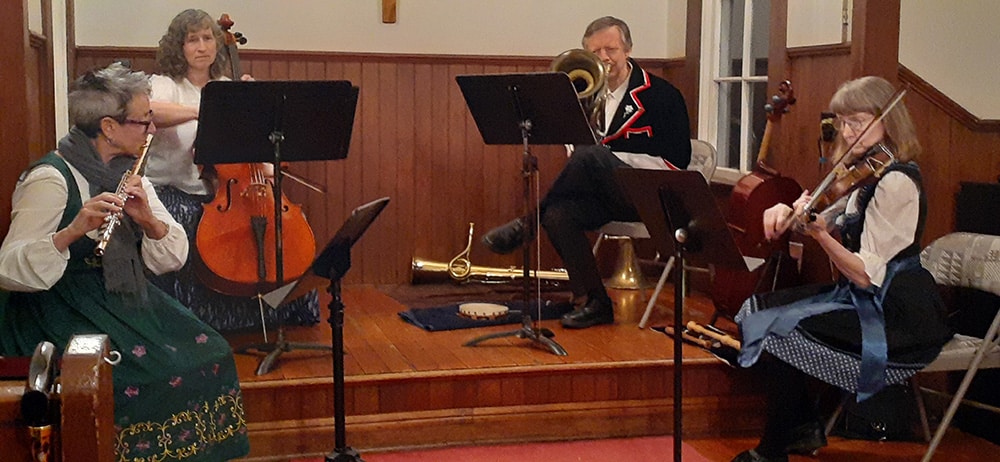 music at the Baker Cabin