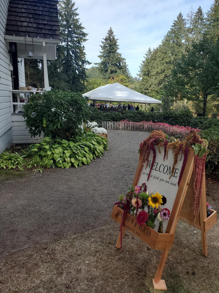 Wedding at The Baker Cabin